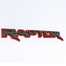 Emblema de insignias de portón trasero de guardabarros con insignia 3D de Raptor para camiones Raptor
 4