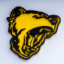 Insignia 3D de Bear Grizzly, emblema de insignias para portón trasero de guardabarros
 4