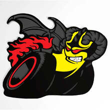 Emblema de la insignia del portón trasero del guardabarros Demon Pack para Dodge Charger Challenger
 2