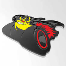Emblema de la insignia del portón trasero del guardabarros Demon Pack para Dodge Charger Challenger
 4