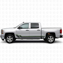 Vinilos de Contorno Angular para Puertas y Paneles Laterales para Chevrolet Silverado 1500 K2XX 2014-2019_4