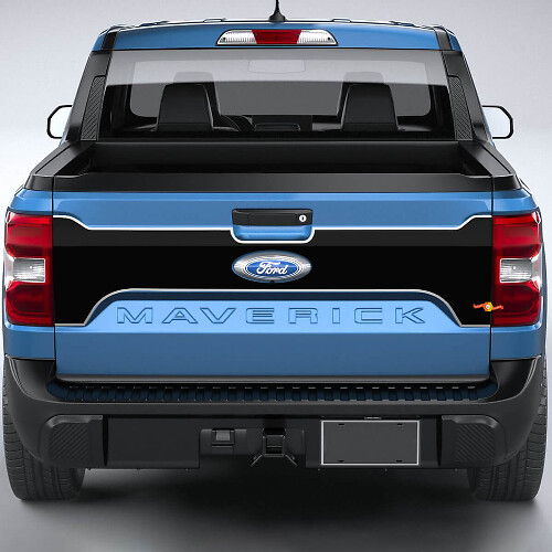 Ford Maverick Tailgate Blackout Graphics Calcomanías Pegatinas
