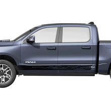 Líneas del Diagrama Panel Lateral Rocker Calcomanías de Vinilo Modernas Rayas Gráficos para Dodge Ram 1500 REV 2