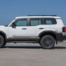 Calcomanías vinílicas para paneles laterales de rocas Mountains para Toyota Land Cruiser 2