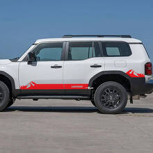 Calcomanías vinílicas para paneles laterales de rocas Mountains para Toyota Land Cruiser 3