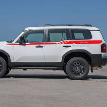 Tiras Decorativas de Puertas Laterales Calcomanías de Vinilo Gráficas 4 Para Toyota Land Cruiser 2
