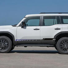 Toyota Land Cruiser Puertas laterales Accent Stripes Calcomanías Vinilo Pegatinas Gráfico 2 colores
 3