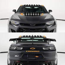 Calcomanía de Vinilo de Kit Completo Estilo Nascar para Chevrolet Chevy Camaro 2