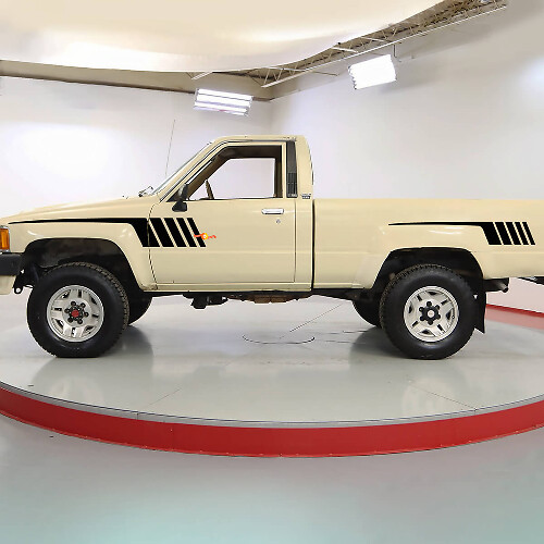 Calcomanías de vinilo con rayas laterales clásicas para Toyota Truck Hilux SR5
