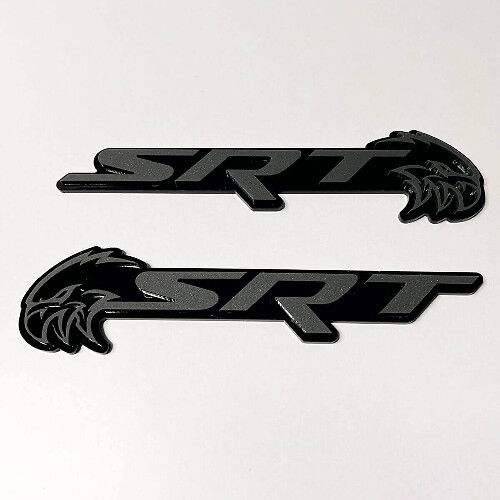 Emblema de Guardabarros 3D Estilo SRT Trackhawk