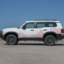 Toyota Land Cruiser Puertas laterales Mapa topográfico Calcomanías Vinilo Pegatinas Gráfico
 2