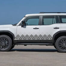 Toyota Land Cruiser Puertas laterales Adorno Estilo Calcomanías Vinilo Pegatinas Gráfico
 3