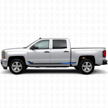 Líneas de vinilo para puertas y paneles laterales Racing Line para Chevrolet Silverado 1500 K2XX 2014-2019_3