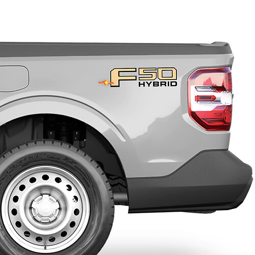 F50 Hybrid Bed Side Vinilo Calcomanías Pegatinas Gráfico para Ford Maverick
