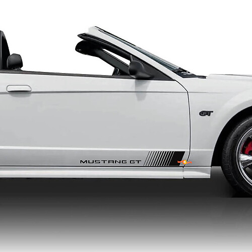 Ford Mustang GT Side Rocker Stripes Vinilo Pegatinas Calcomanías Gráficos
