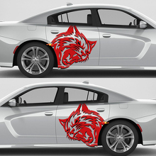 Kit de Pegatinas Laterales Wildcat para Dodge Challenger o Charger_2