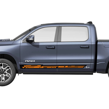 Rayas para puertas laterales para Dodge RAM 1500 REV, calcomanías de vinilo, gráficos 2
 2