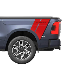Calcomanías de VINILO con Rayas Dobles para Guardabarros Trasero para Dodge Ram 1500 REV_2