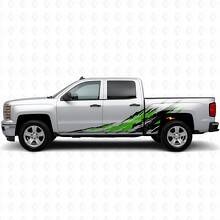 Tiras de vinilo desgastadas para puertas y laterales de caja para Chevrolet Silverado 1500 K2XX 2014-2019_4