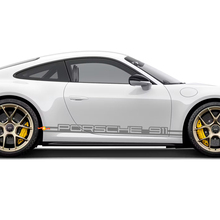 Porsche 911 Kit de rayas laterales basculantes adhesivo adhesivo 2
 3