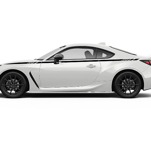 Toyota GR86 Acentos Laterales de Puertas Rayas de Carreras Gráficos Calcomanías Pegatinas
