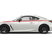 Puertas Acentos Laterales Franjas de Carreras Gráficos Calcomanías Adhesivos Para Toyota GR86 3