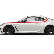 Puertas Acentos Laterales Rayas Deportivas Gráficos Calcomanías Pegatinas 2 Para Toyota GR86 3