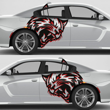 Juego de vinilos laterales estilo Wildcat para Dodge Challenger o Charger_3