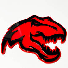 Dinosaur T -Rex TRX 3D Insignia - Emblema de insignias de la rejilla del guardabarros personalizados
 3