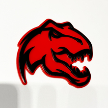 Insignia 3D de Dinosaur T-Rex TRX - Emblema personalizado de insignias de portón trasero para parrilla de guardabarros
 5