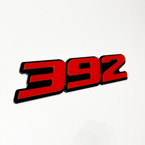 Insignia 392 Hemi 3D - Emblema personalizado de las insignias del portón trasero de la parrilla del guardabarros
