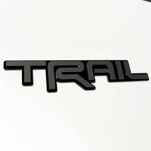 Emblema TRAIL 3D para guardabarros y portón trasero para Toyota TRD 3