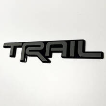 Insignia TRAIL 3D: emblema personalizado de las insignias de la parrilla delantera del portón trasero del guardabarros para Toyota TRD
 5