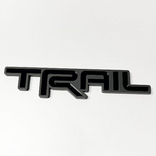 Insignia TRAIL 3D - Emblema personalizado de las insignias de la parrilla delantera del portón trasero del guardabarros para Toyota TRD 2

