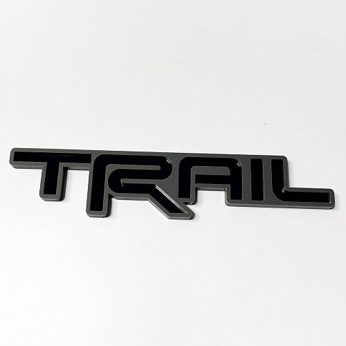 Emblema TRAIL 3D para guardabarros y portón 2 para Toyota TRD 1