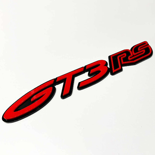 Insignia 3D estilo GT3 RS para Porsche GT3 RS