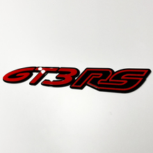 Insignia GT3 RS 3D: emblema personalizado de las insignias de la parrilla delantera del portón trasero del guardabarros para Porsche GT3
 2