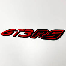 Emblema 3D GT3 RS – Emblemas personalizados para guardabarros, portón trasero y parrilla frontal para Porsche GT3 RS 2