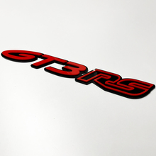 Insignia GT3 RS 3D: emblema personalizado de las insignias de la parrilla delantera del portón trasero del guardabarros para Porsche GT3
 3