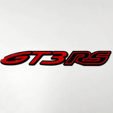 Emblema 3D GT3 RS – Emblemas personalizados para guardabarros, portón trasero y parrilla frontal para Porsche GT3 RS 5