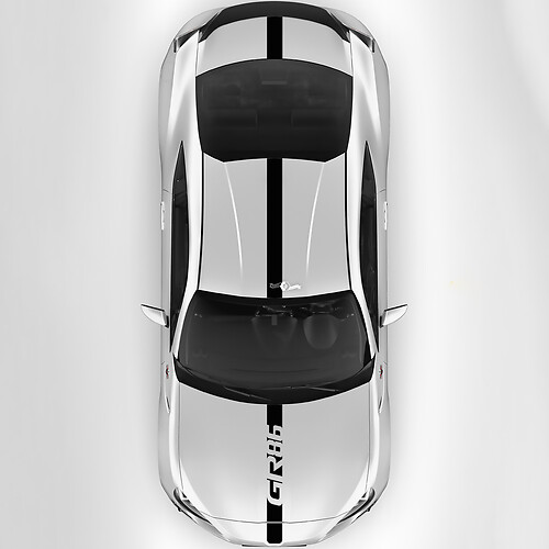 Toyota GR86 Hood Roof Trunk Racing Stripes Gráficos Calcomanías Pegatinas
