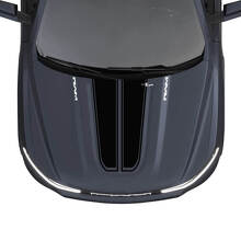 Hood Dual Stripes para Dodge RAM 1500 REV Vinilo Calcomanías Pegatinas Gráficos
 3