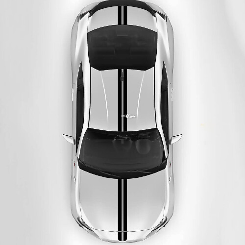 Calcomanías de Rayas de Carreras en Capó, Techo y Maletero 2 Para Toyota GR86