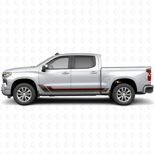 Tiras de Vinilo de Contorno Angular para Puertas y Paneles Laterales para Chevrolet Silverado 1500 T1XX 2019-2026_2