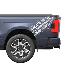 Calcomanías de vinilo con rayas laterales para cama, gráficos, Dodge RAM 1500 REV
 2