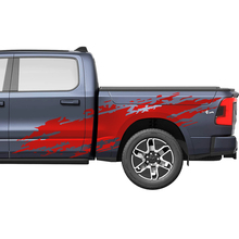 Splash puertas laterales camión vinilo calcomanías pegatinas gráficos para Dodge RAM 1500 REV
 3