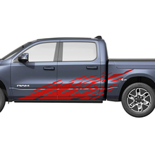 Splash puertas laterales camión vinilo calcomanías pegatinas gráficos para Dodge RAM 1500 REV 2
 3