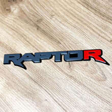 Emblema de Guardabarros y Portón Trasero 3D Rojo Power Truck R_2