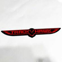 Insignia Trackhawk 3D - Emblema de guardabarros personalizado para Jeep Trackhawk Amarillo vs Gris
 6