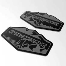 Insignias de guardabarros Bronco Wildtrak Bigfoot Yeti Sasquatch, emblema para portón trasero, insignia 3D
 3
